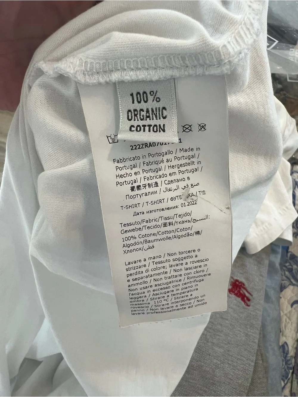 Moschino White T-Shirt with Black Logo